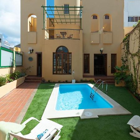 The Yellow House - Solarium - Climatized Pool Gáldar Dış mekan fotoğraf