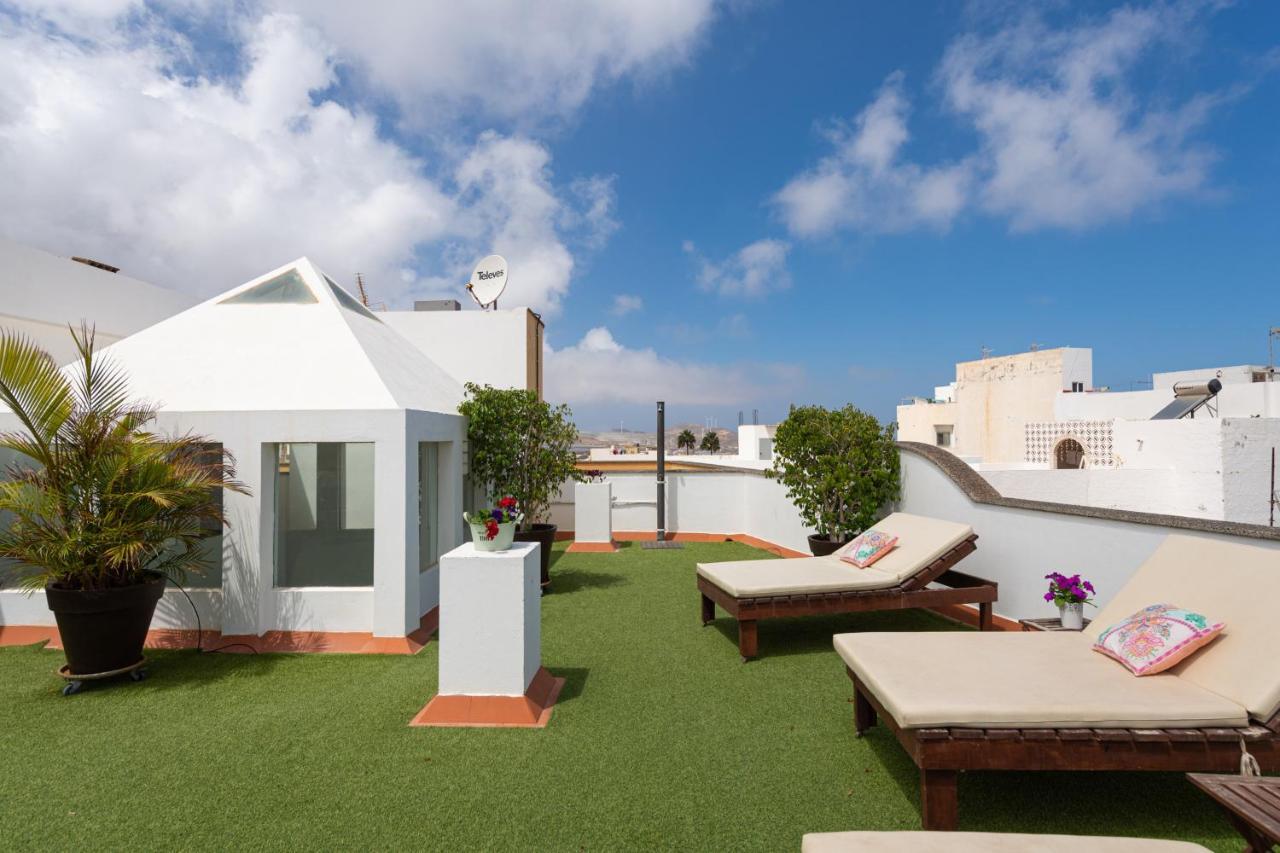 The Yellow House - Solarium - Climatized Pool Gáldar Dış mekan fotoğraf