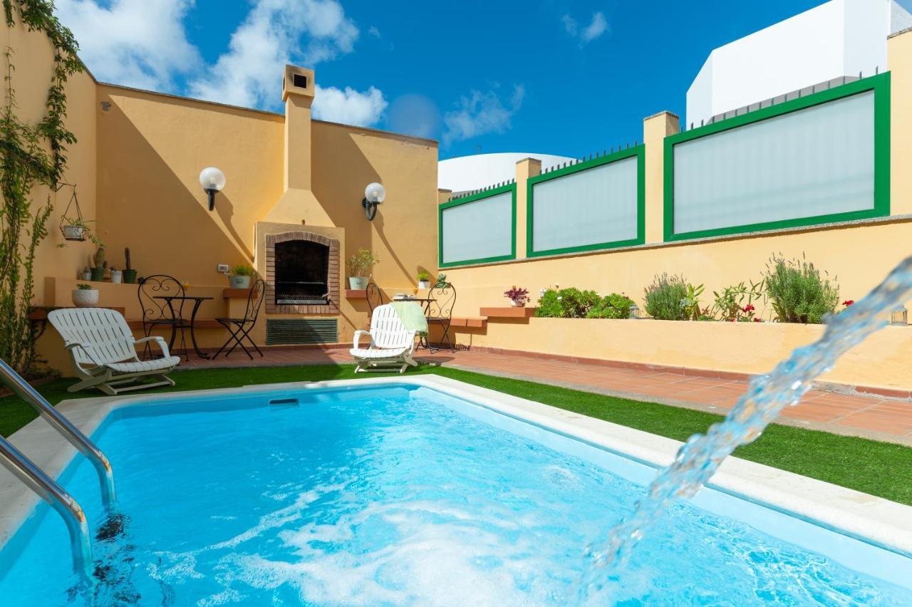 The Yellow House - Solarium - Climatized Pool Gáldar Dış mekan fotoğraf