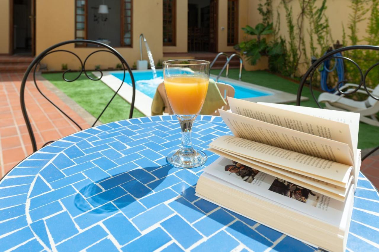 The Yellow House - Solarium - Climatized Pool Gáldar Dış mekan fotoğraf