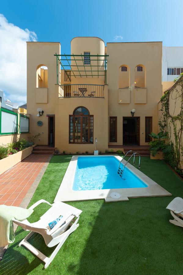 The Yellow House - Solarium - Climatized Pool Gáldar Dış mekan fotoğraf